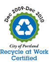 Marque Motors is Recycle At Work Certified by City of Portland.